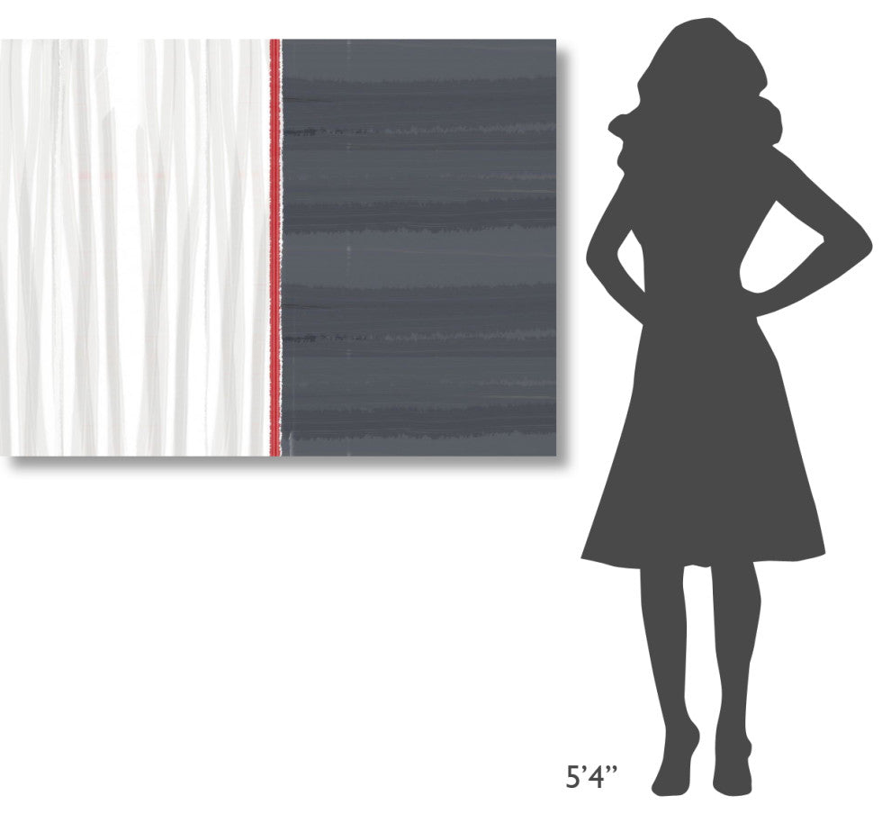 "White And Gray" Fine Art Print