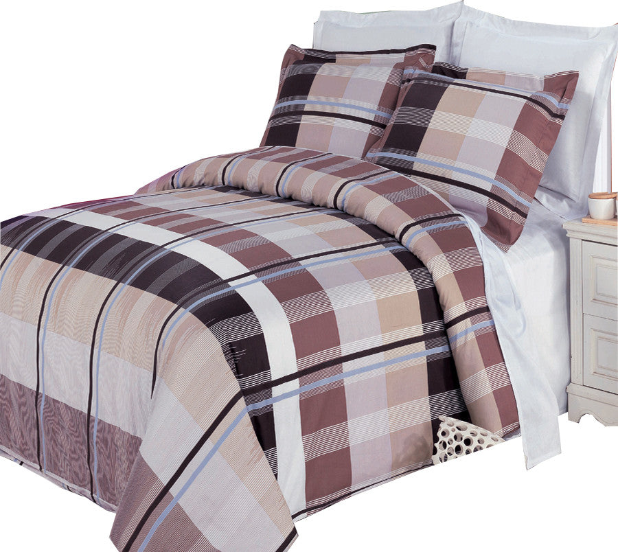 Arlington 3-PC 100% Cotton Duvet Cover Set, King/Cal King