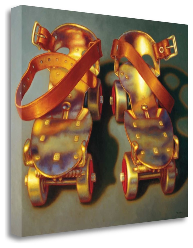"Roller Skates II" By Tr Colletta, Giclee Print on Gallery Wrap Canvas