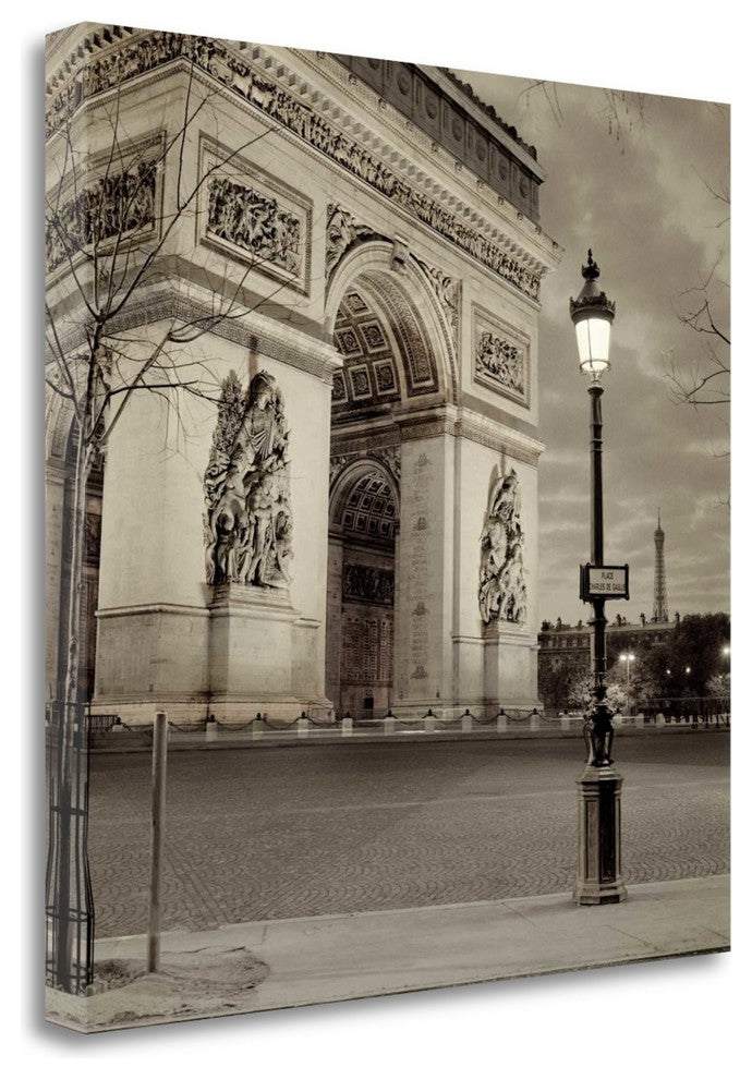 "Paris - 12" By Alan Blaustein,Ready to Hang Giclee Print on Gallery Wrap Canvas