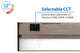 NUC-5 Series Selectable LED Under Cabinet Light, Nickel, 12.5