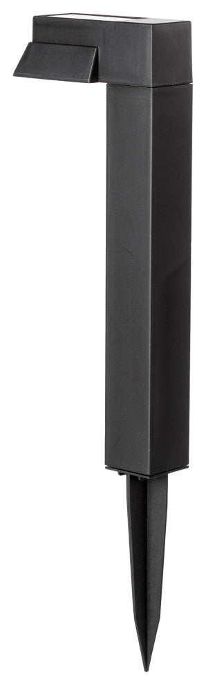 15"H Solar Powered SMD LED Pathway Ground Light, Set of 6