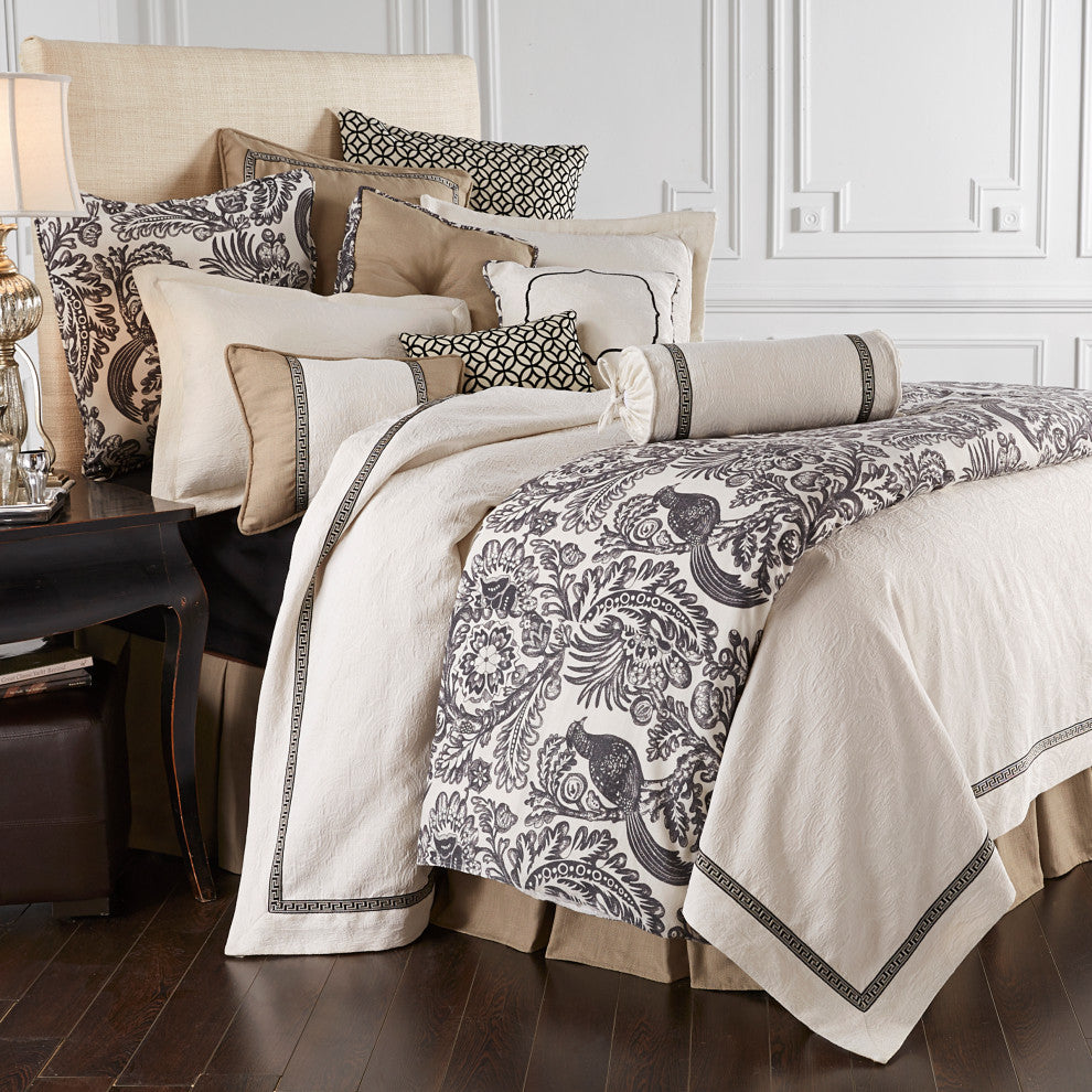4-Piece Augusta Matelasse Coverlet Set, Super Queen