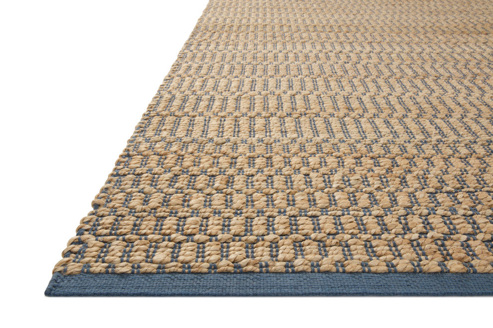 Angela Rose x Loloi Colton Natural / Navy 7'-6" x 9'-6" Area Rug