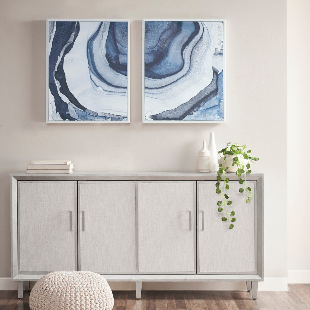 Madison Park Ethereal Printed Framed Canvas, 2-Piece Set