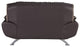 2-Piece Indoor Brown Genuine Leather Five Person Seating Set