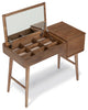 Oliver Vanity Desk, Brown