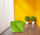 Modern Classics Cube Ottoman, Green