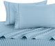 2-PC 650 TC Striped Cotton Blend Pillowcases, Blue, King