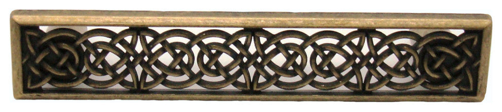 Small Celtic Style Pull, Brass