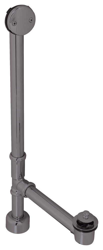 Twist & Close Bath Waste - 22" Make-Up, 17 Ga. Tubing In Oil Rubbed Bronze, Oil Rubbed Bronze