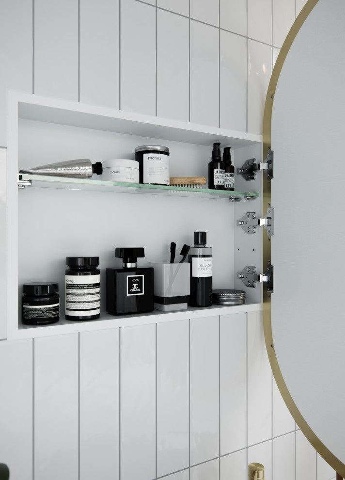 Medicine Cabinets, Satin Brass