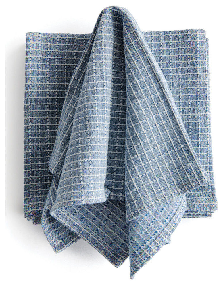 Blue Napkin Sets, Small Squares