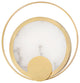 Coil Led Wall Sconce, Aged Brass