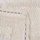 Casual Elegance Reversible Bath Rugs Set, 24x40 Rectangle, Ivory