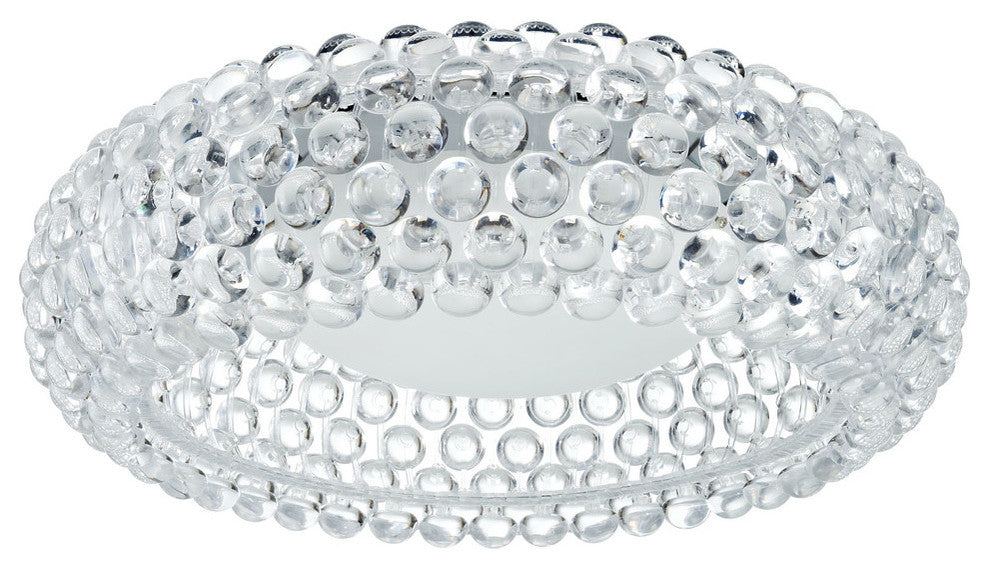 Modern Contemporary Living Dining Room 26" Ceiling Light Fixture Clear