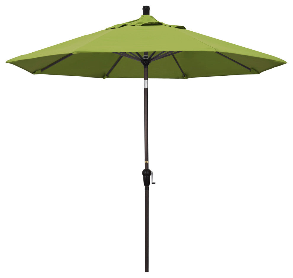 9' Aluminum Umbrella Auto Tilt Bronze, Macaw