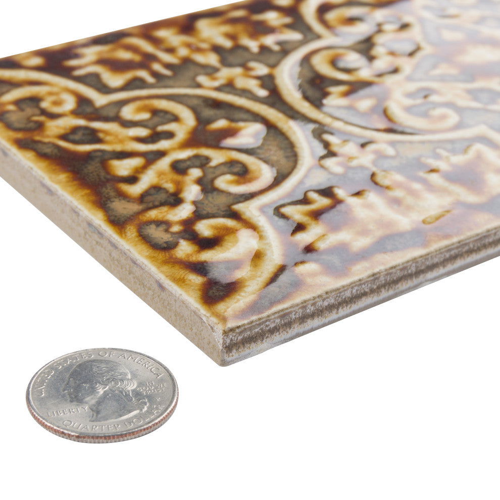 Zurbaran Cobre Ceramic Wall Tile