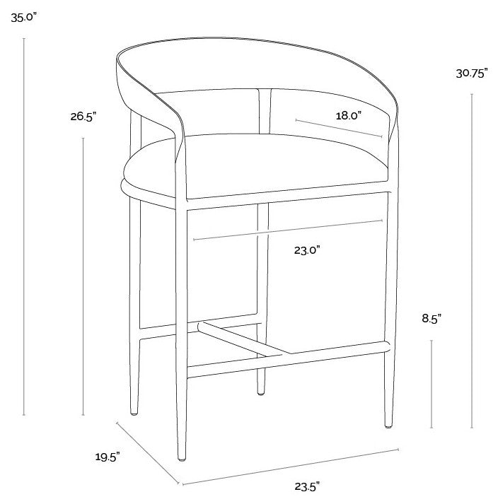 Zanatta Counter Stool