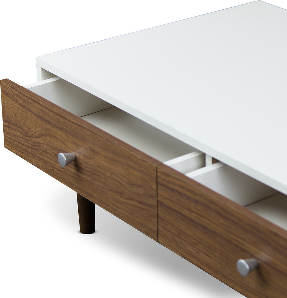 Gemini Wood Contemporary Coffee Table