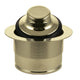 Ez-Mount Style Disposal Flange And Stopper In Polished Brass, Polished Brass
