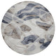 Machine Washable Indoor/Outdoor Chantille ACN1863 Putty 8' x 8' Round Rug