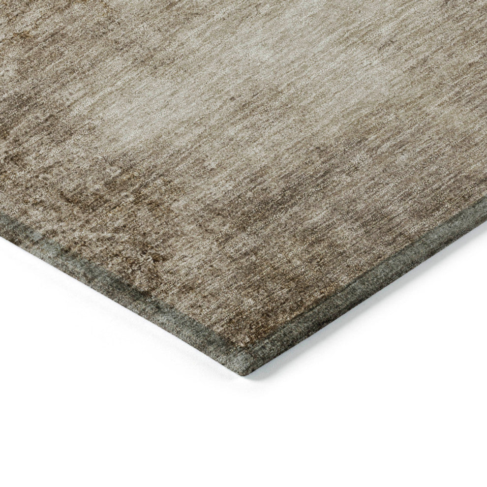 Machine Washable Indoor/Outdoor Chantille ACN1884 Beige 2'3" x 7'6" Runner Rug