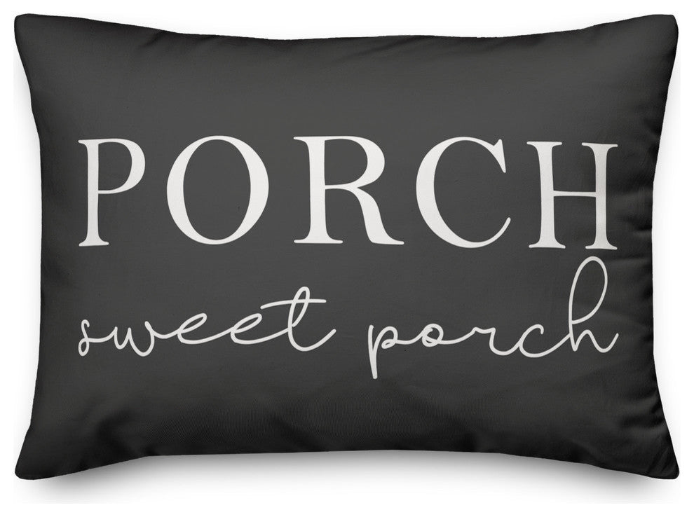 Porch Sweet Porch Outdoor Lumbar Pillow