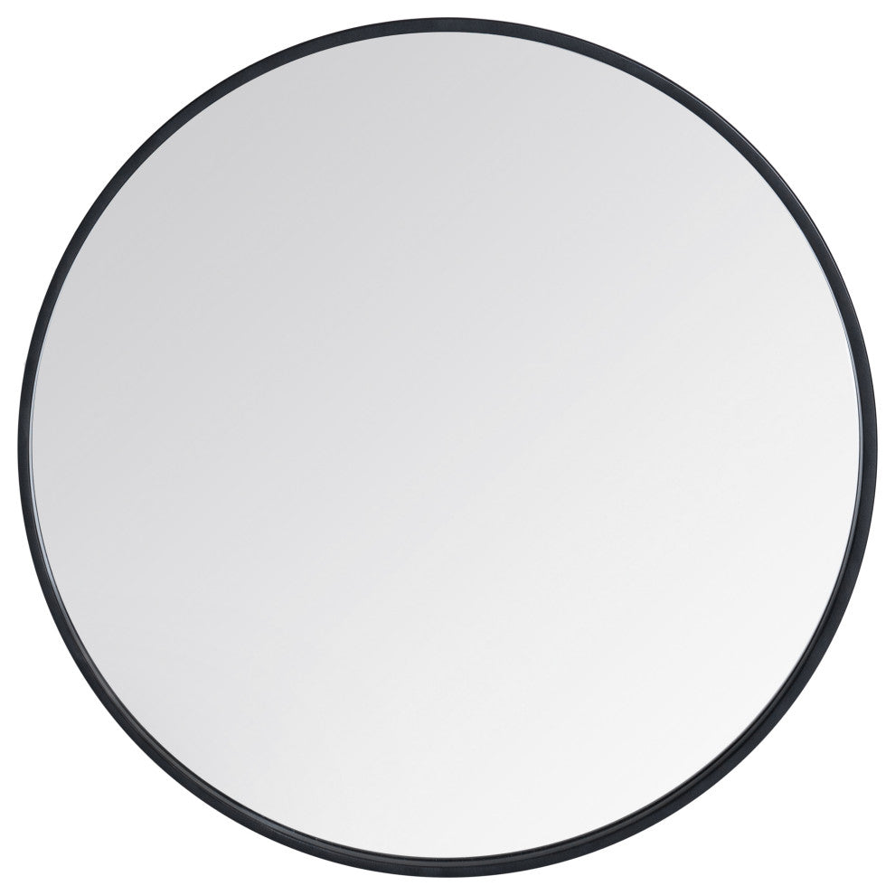 Grendon Accent Mirror, Black, 24"