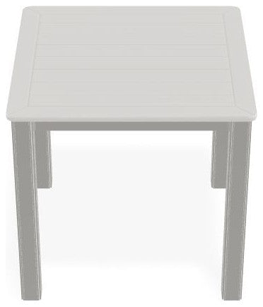 21" Square Marine Grade Aluminum Outdoor End Table
