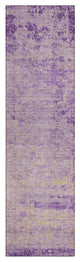 Machine Washable Indoor/Outdoor Chantille ACN1901 Purple 2'3" x 7'6" Runner Rug