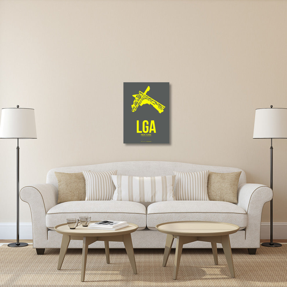 "LGA New York Poster 1" Fine Art Print