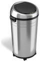 iTouchless Sensor Trash Can with Odor Control System and Wheels, 23 Gallon