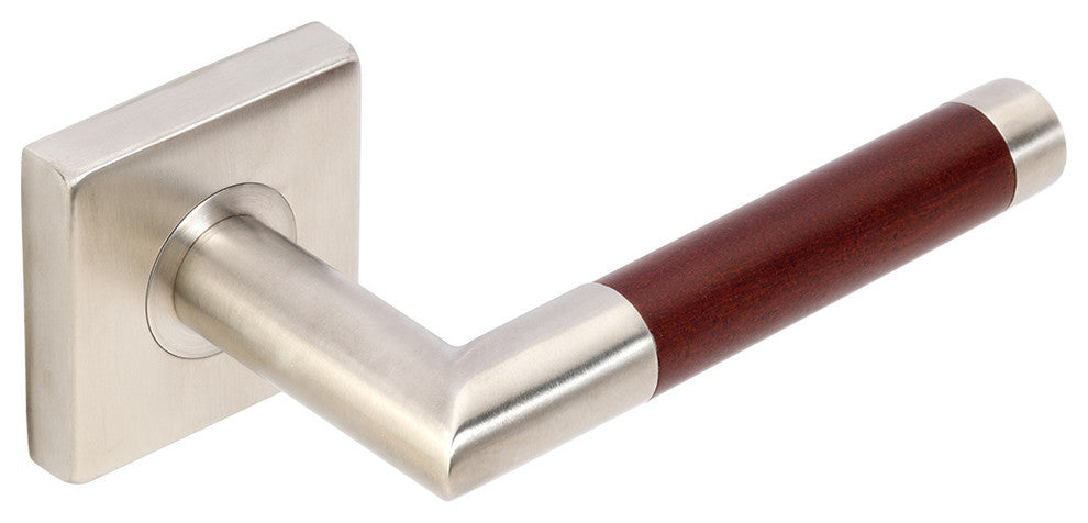 Cabernet Lever, Half Passage, Left Hand, Satin Stainless Steel, 2-3/4" Backset