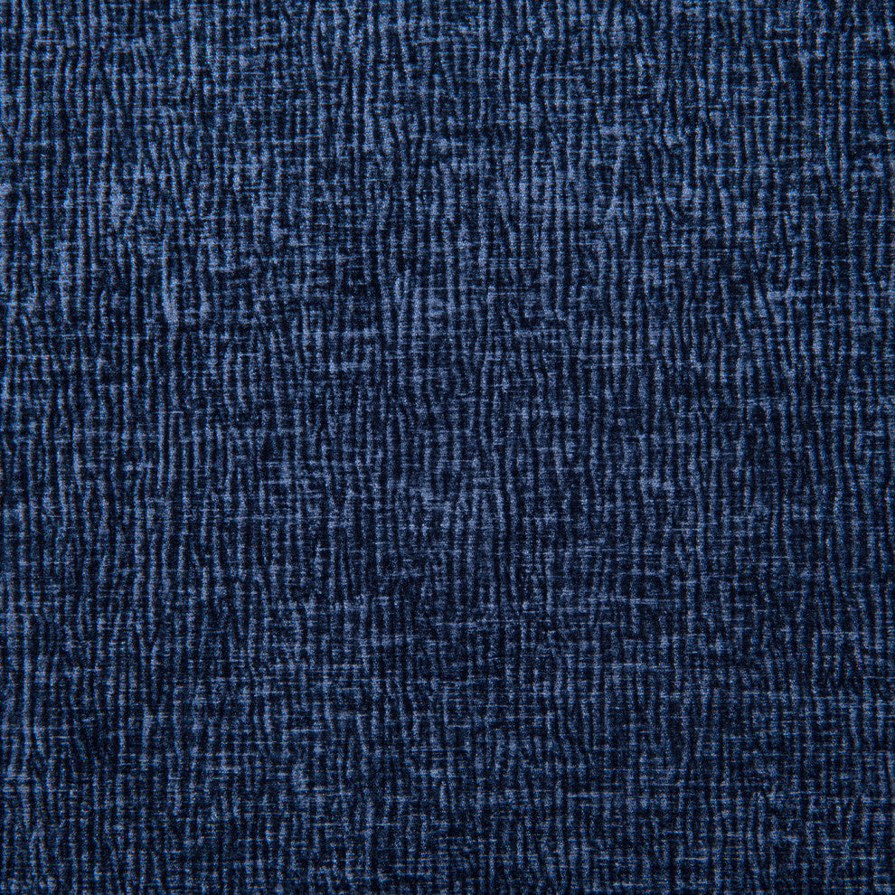 4"x 4" Fabric Swatch Sample, Twilight Navy Blue Chenille