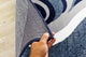 Persian Rugs Modern Trendz Collection 0327, Blue, 6'6"x9'2"