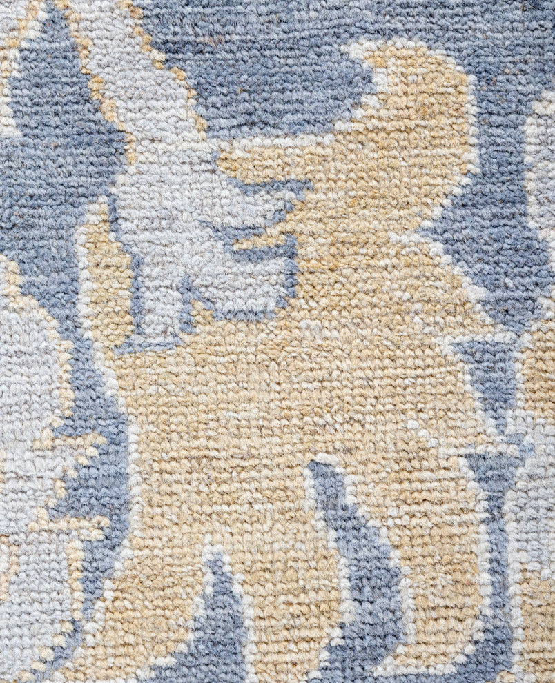 Oushak One-of-a-Kind Hand-Knotted Area Rug Gray, 10'2" x 13'8"