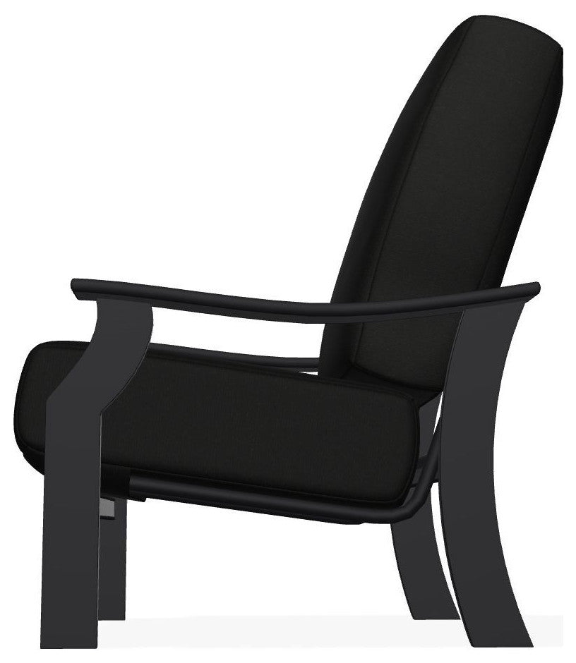 St. Catherine Deep Seat Outdoor Armchair, Black/Black