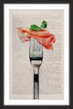 "Jamon Serrano II" Framed Painting Print, 16"x24"