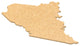 State Shaped Cutting Boards, Black Richlite, Maine