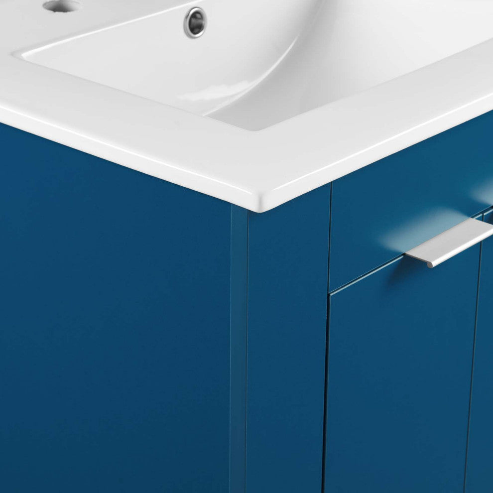 Maybelle 24" Bathroom Vanity, Navy White