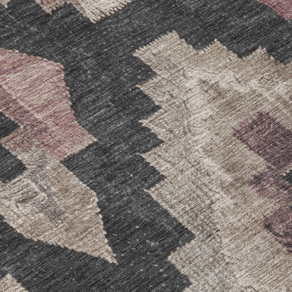 Machine Washable Indoor/Outdoor Chantille ACN1894 Taupe 2'3" x 7'6" Runner Rug