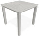 21" Square Marine Grade Outdoor End Table, Snow