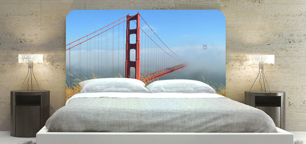 "Golden Gate Bridge 48" Headboard