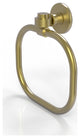 Continental Towel Ring With Groovy Accents, Satin Brass