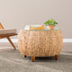 Penleyton Round Water Hyacinth Cocktail Table