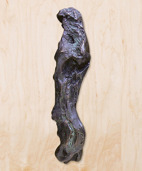 Burl 22" Entryway Door Pull, Bronze