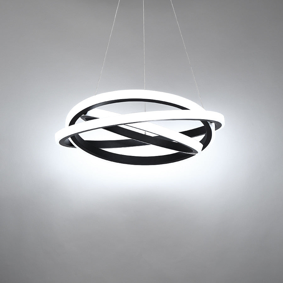 Veloce 36" LED Chandelier 3000K, Black