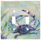 Crab Ceramic Double Switchplate