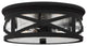 Generation Lighting Lighting 2-Light Outdoor Flush Mount, Black